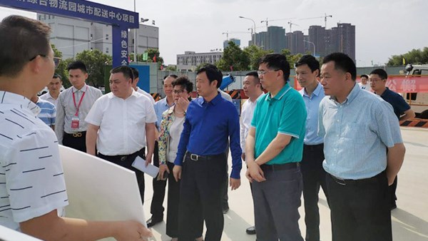 常務(wù)副市長李摯帶隊(duì)調(diào)研胥家橋綜合物流園項(xiàng)目