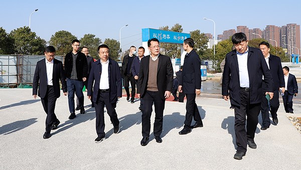 市委常委、副市長李建華現(xiàn)場調(diào)研胥家橋綜合物流園項(xiàng)目